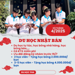 Tuyển Sinh Du Học Nhật Bản Kỳ Tháng 4/2025